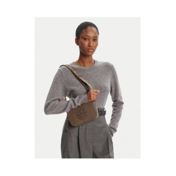 Geanta dama  Mini Miller Crossbody - culoare ciuperca salbatica - din piele naturala