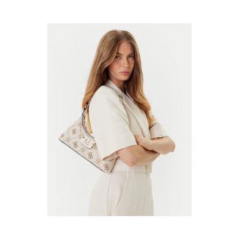 Geanta dama  Neda OFF WHITE LOGO - material textil - dimensiuni universale