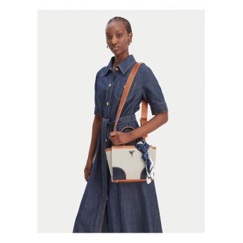 Geanta dama -  piele ecologica - bej - One Size INTL