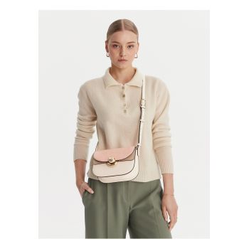 Geanta dama -  piele naturala - bej - One Size INTL