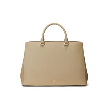 Geanta dama -  piele naturala - bej - One Sizewqfwq - Bej