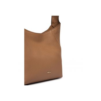 Geanta dama -  piele naturala - maro - One Size INTL