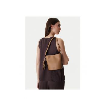 Geanta dama -  piele naturala - maro - One Size INTL
