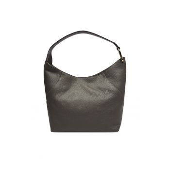 Geanta dama -  piele naturala - One Size - Gri