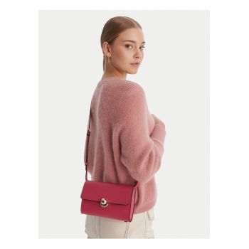 Geanta dama -  piele naturala - roz - One Size INTL