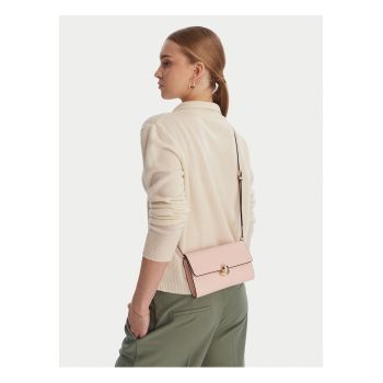 Geanta dama -  piele naturala - roz - One Size INTL