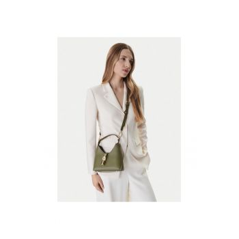 Geanta dama -  piele naturala - verde - One Size INTL