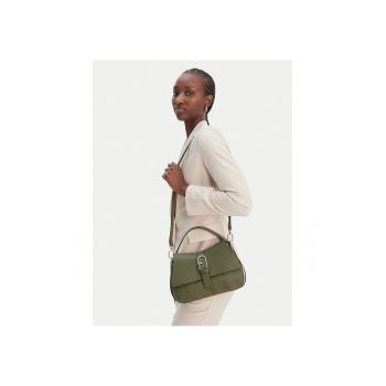 Geanta dama -  piele naturala - verde - One Size INTL