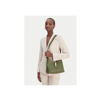 Geanta dama -  piele naturala - verde - One Size INTL
