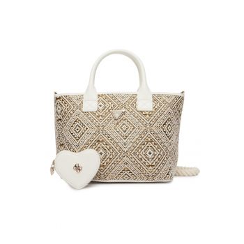 Geanta dama -  tesatura - bej - One Size INTL