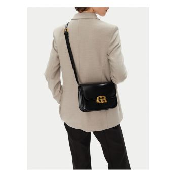 Geanta de mana pentru femei -  material textil - negru - marime unica INTL