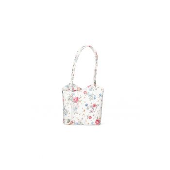 Geanta de piele cu model 25129 - Alb