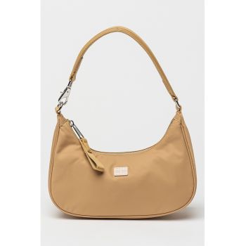 Geanta de umar cu logo Iconic - Maro camel