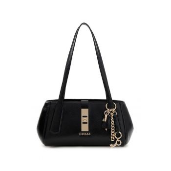 Geanta de umar cu logo metalic - Negru