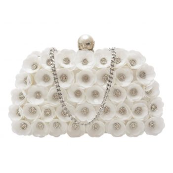 Geanta EPICA alba, 12, din material textil