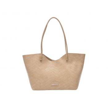 Geanta EPICA bej, 14129, din piele ecologica