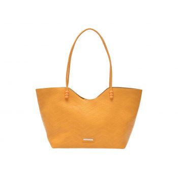 Geanta EPICA galbena, 14129, din piele ecologica