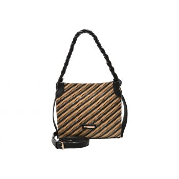 Geanta EPICA neagra, 70020, din piele ecologica