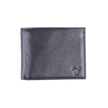 Portofel barbati no line wallet - Maro inchis/Negru