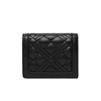 Portofel dama -  piele ecologica - negru - One Size INTL