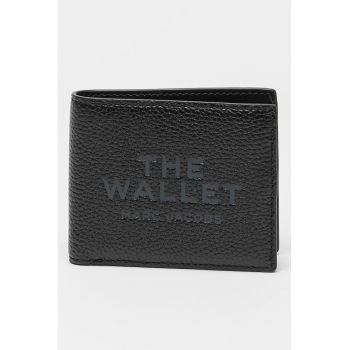 Portofel pliabil de piele - Negru