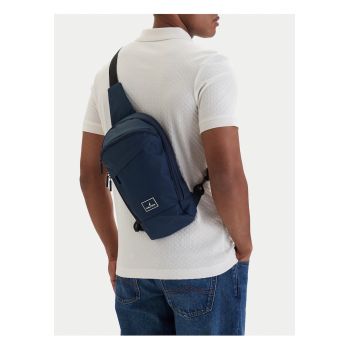 Rucsac barbati -  material textil - albastru - One Size INTL