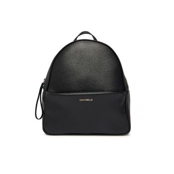 Rucsac barbati -  piele naturala - negru - One Size INTL