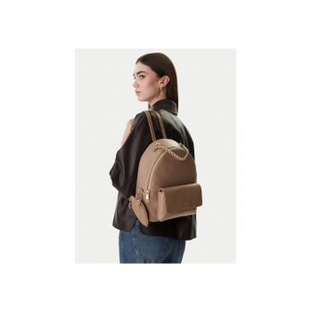 Rucsac dama -  piele ecologica - maro - One Size INTL