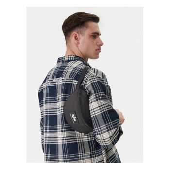 Geanta barbati -  material textil - negru - One Size INTL
