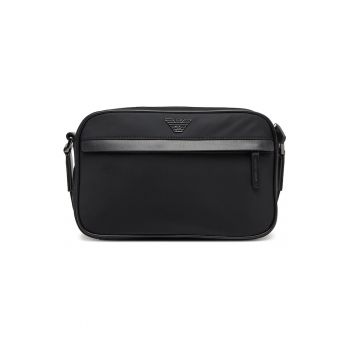 Geanta barbati -  piele ecologica - negru - One Size INTL