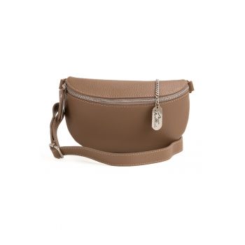 Geanta crossbody de piele Berenice - Maro camel