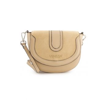 Geanta crossbody din piele cu bareta detasabila