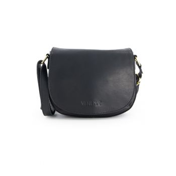Geanta crossbody din piele cu clapeta