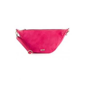Geanta crossbody din piele intoarsa