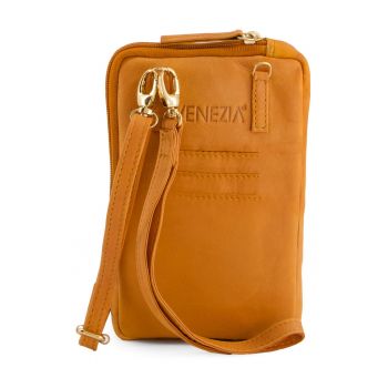Geanta crossbody din piele intoarsa
