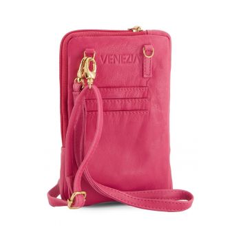 Geanta crossbody din piele naturala