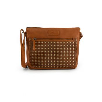 Geanta crossbody din piele naturala