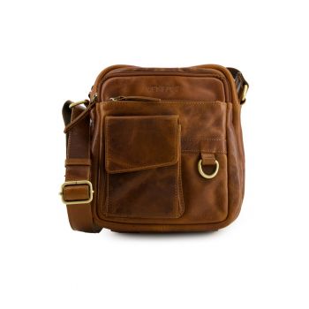 Geanta crossbody din piele naturala
