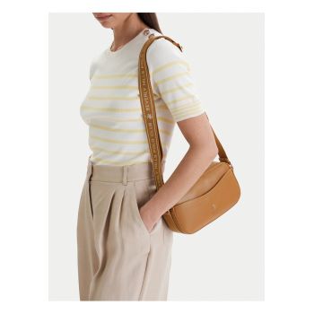 Geanta crossbody -  material sintetic - maro - One Size INTL