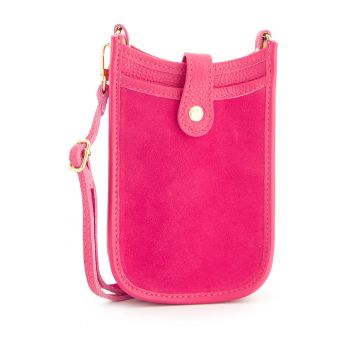 Geanta crossbody piele naturala si piele intoarsa