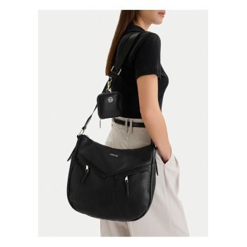 Geanta crossbody -  plastic - negru - One Size INTL