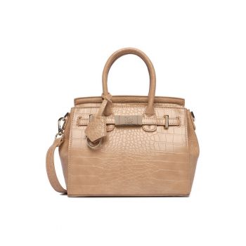Geanta dama -  croco - bej - One Size INTL