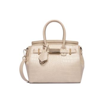 Geanta dama -  croco - bej - One Size INTL
