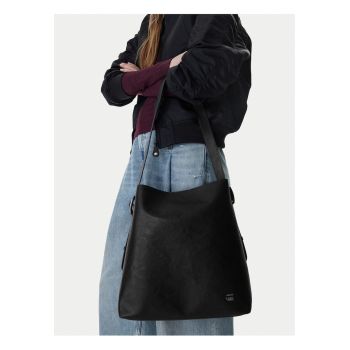 Geanta dama - G-Star RAW - neagra - One Size INTL - material sintetic - capacitate A4