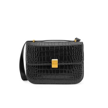 Geanta dama  neagra - CS6905-W - din material sintetic