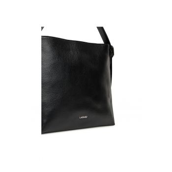 Geanta dama  neagra - model C-LSK-L-005-08 - din material textil.