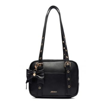 Geanta dama -  neagra - One Size INTL - material sintetic - cu funda