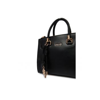Geanta dama -  piele ecologica - negru - One Size INTL