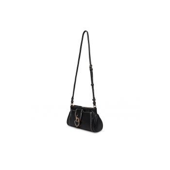 Geanta dama -  piele ecologica - negru - One Size INTL