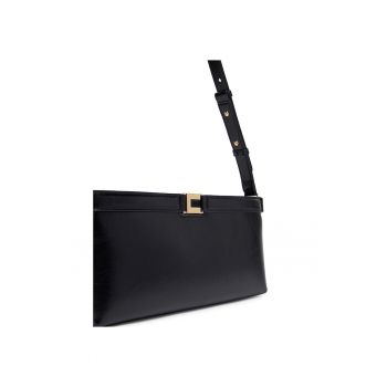 Geanta dama -  piele ecologica - negru - One Size INTL